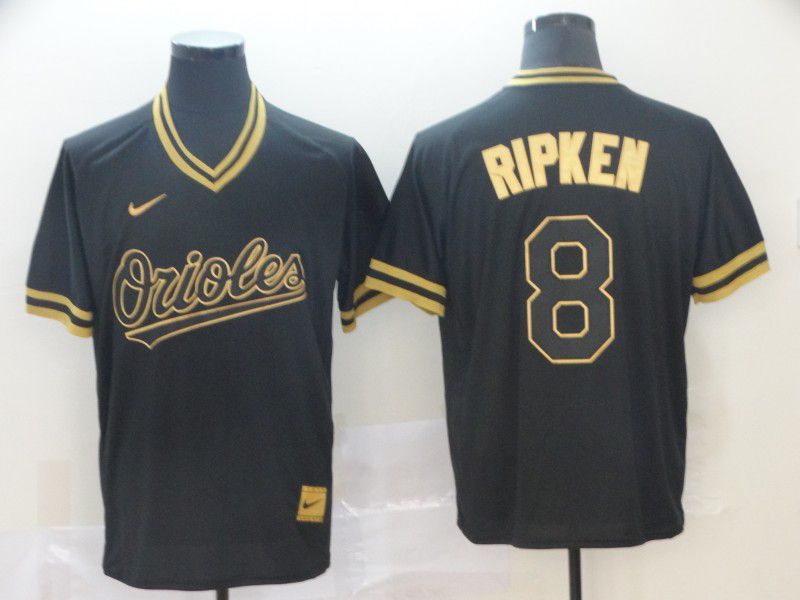 Men Baltimore Orioles #8 Ripken Black Game 2021 Nike MLB Jersey